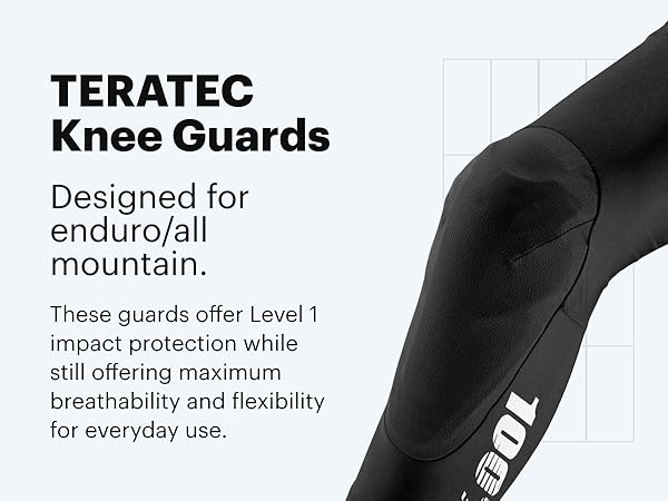Amazon.com: 100% Teratec Mountain Biking Knee Pad - MTB