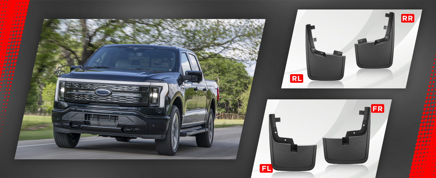 2015-2020 Ford F-150 Mud Flaps