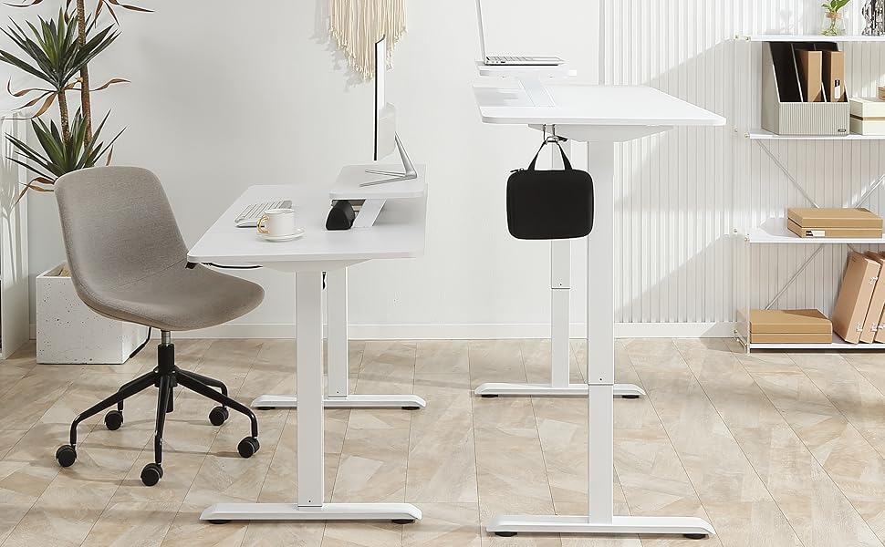 Fydeamer Standing Desk Height Adjustable Stand up Workstation sit to