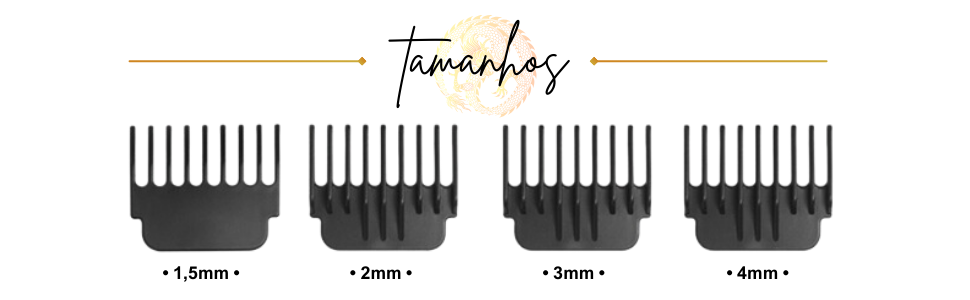 Maquininha profissional de barba e cabelo premium
