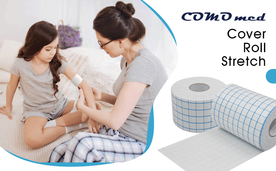 COMOmed NonWoven Cover Roll Stretch Tape 2"x10.94Yd