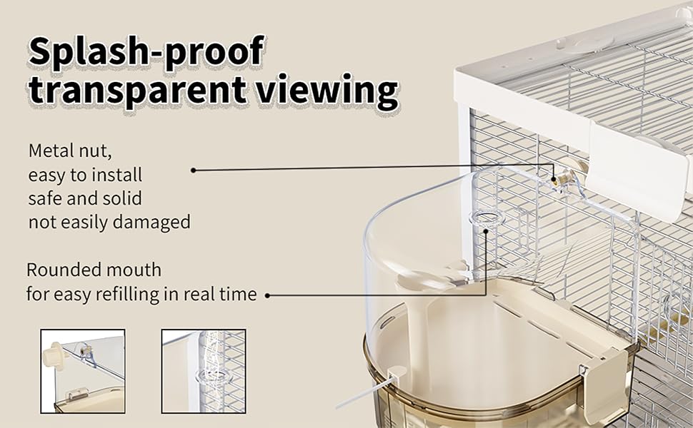 Easy to install bird bath