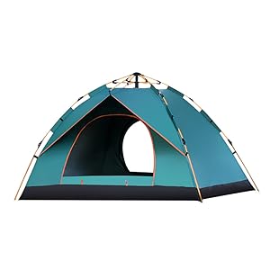 SALE‼️キャンプテント⭐️3人 4人用 簡単組み立て　防雨フード付き 収納袋付属 キャンプテント 3人 4人用 簡単設営 組み立て式 防雨フード付き 収納
