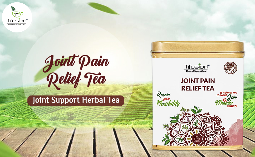 Tifusion Joint Pain Relief Tea with Boswellia, Punarnava, Moringa