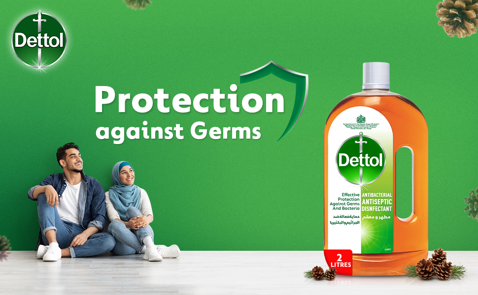 Dettol Antibacterial Antiseptic Disinfectant Liquid, 2L and