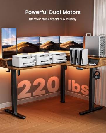 standing desk l shaped