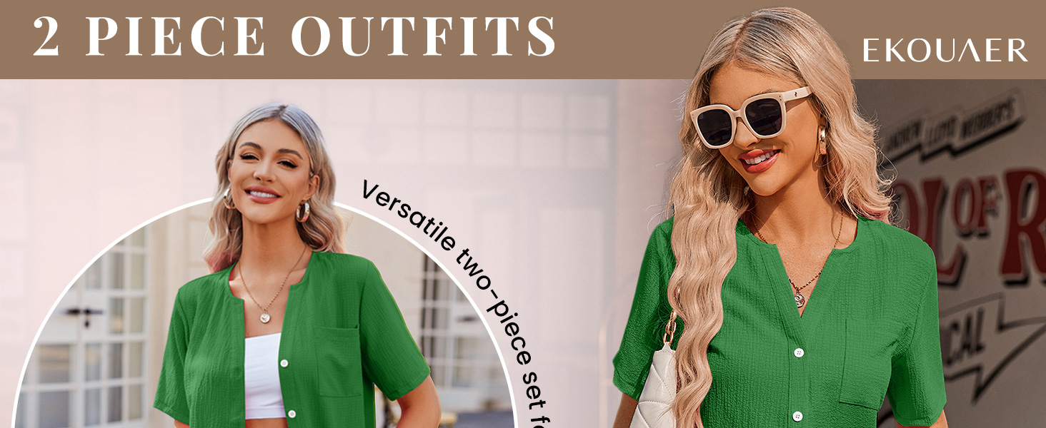 Da donna 2 completo da salotto con bottoni per abiti da casa