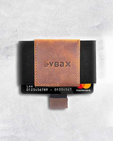 slim minimalist elastic wallet for men women