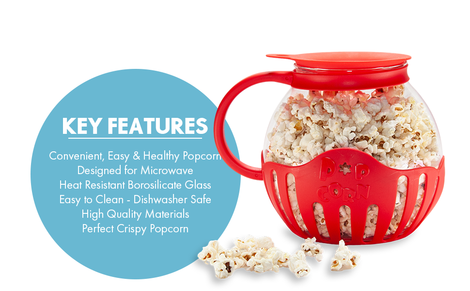 Popcorn Maker Popcorn Machine The Pop Pot Microwave Borosilicate Glass