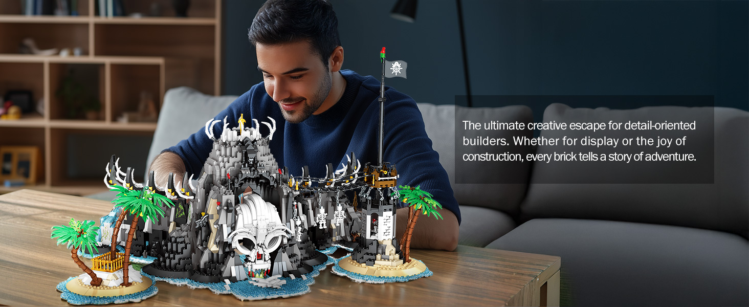 Reobrix Medieval Pirate Bay Building Set