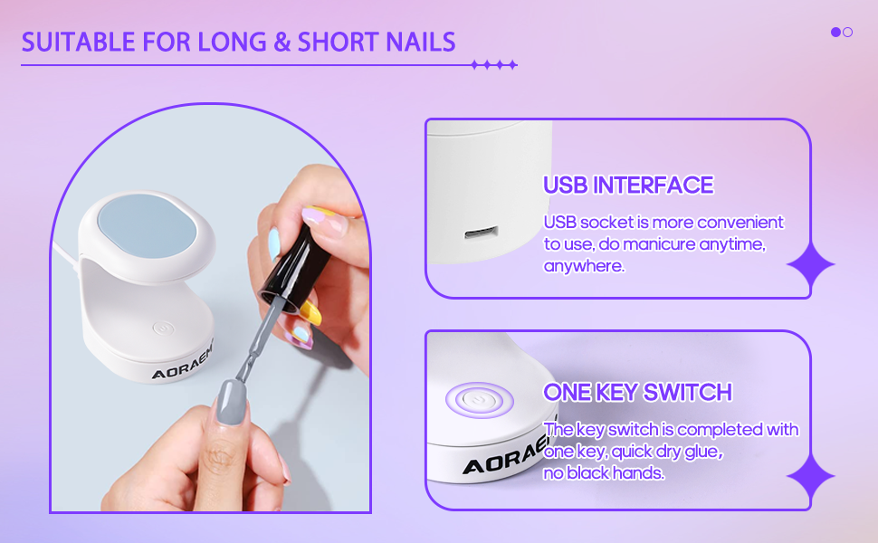 AORAEM Mini Nail Lamp