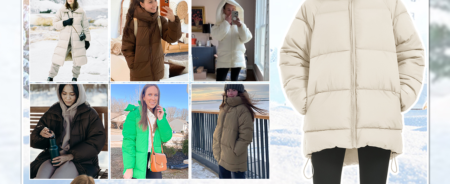 Winter Padded Warm Coat Thicken Outerwear Coats