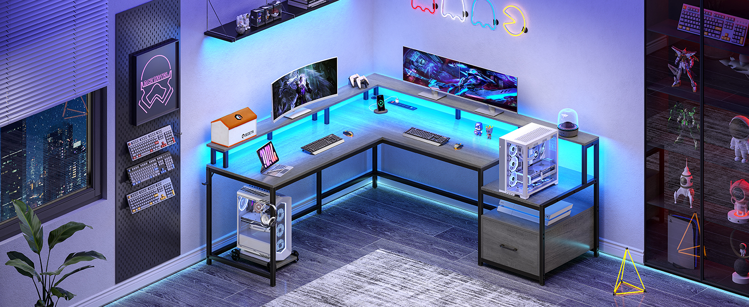 l shaped desk