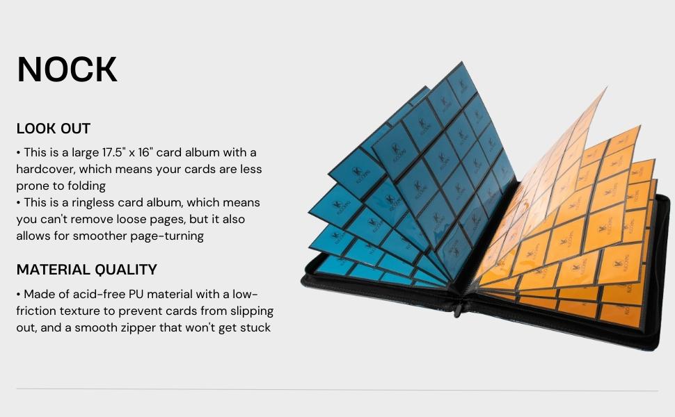 card binder 4x4 pocket