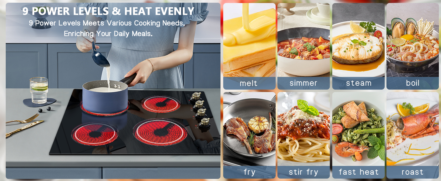 24 inch electric cooktop