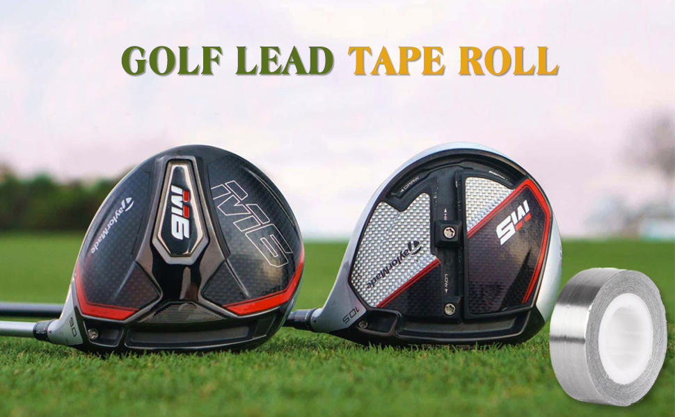Golf Lead Tape,Cuttable Rolls of Adhesive Lead Tape Strips, high