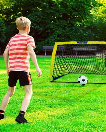 Amazon | LIBERRWAY サッカーゴール 折畳み 子供用 2個ゼット