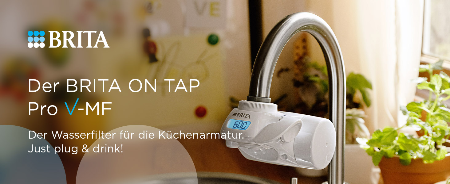 BRITA Wasserfilter für Wasserhahn ON TAP Pro VMF inkl. 1 Filterkartusche (600l) reduziert 99