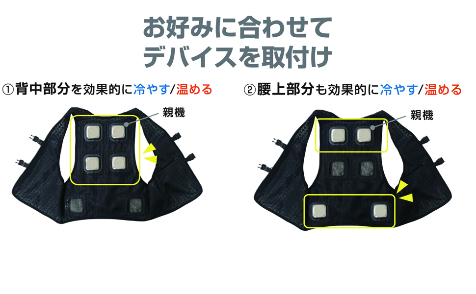Amazon.co.jp: [DAISHIN] 2025 年 ペルチェ式冷却ベスト 冷暖