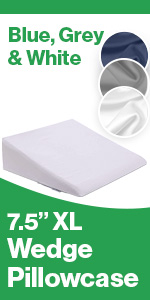 InteVisions Pillowcase, XL Pillow Cases for Wedge Pillow