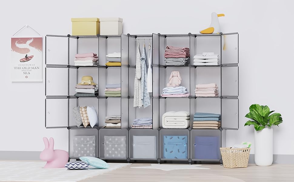 HOMIDEC Cube Storage Organizer, Heavy Duty Portable Closet