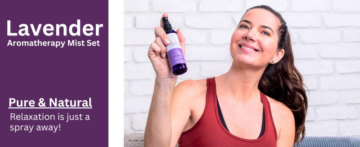 Calm aromatherapy mist being used as a pillow spray.