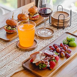 Acacia Wood Serving Trays