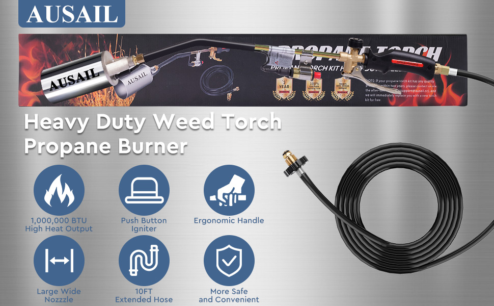 Propane Torch Weed Burner,Blow Torch,Heavy Duty,High Output 1,000,000