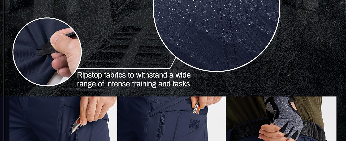 Water Resistant Ripstop Cargo Pants