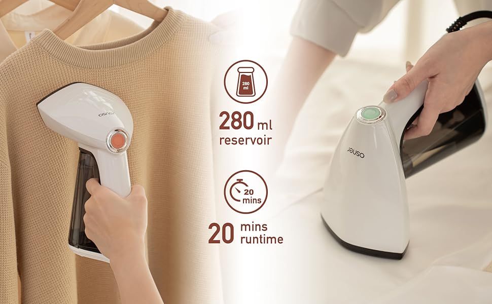 Osner garment steamer large water tank , long runtime