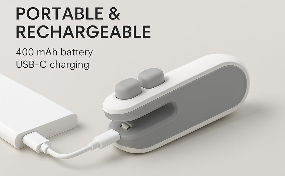 Portable rechargeable sealer