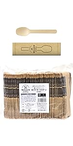 Amazon.co.jp: ストリックスデザイン 木製 デザートスプーン