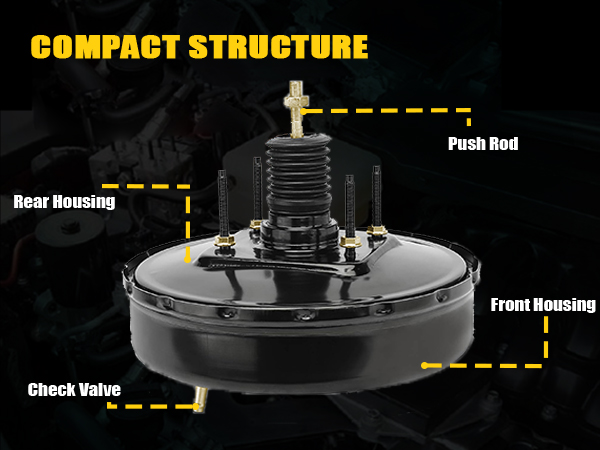 Amazon.com: Vacuum Power Brake Booster 53-6404 For 2001