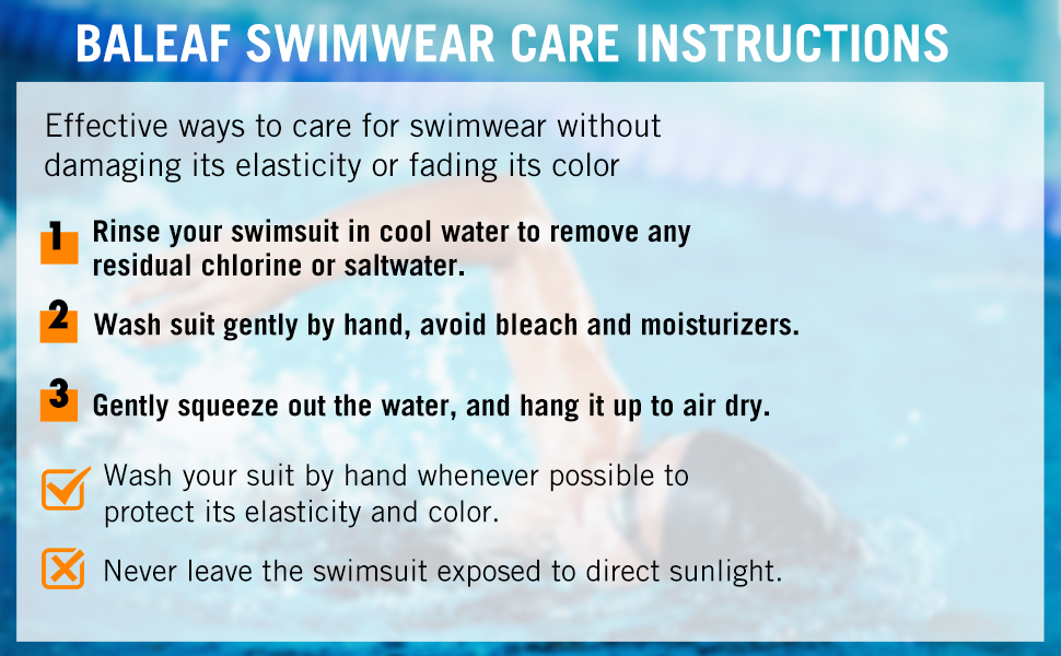 BALEAF Swimming Costume Women One Piece Sport Swimsuits Plus Size Padded Tummy Control Swimwear