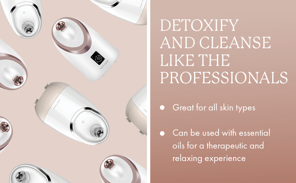 Vanity Aira Ionic Facial Steamer and Senia Hot and