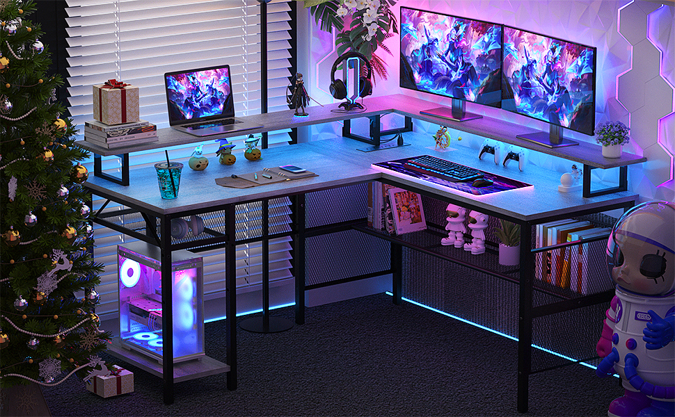 corner gaming desk