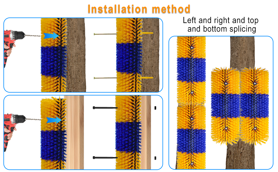 goat scratching brush