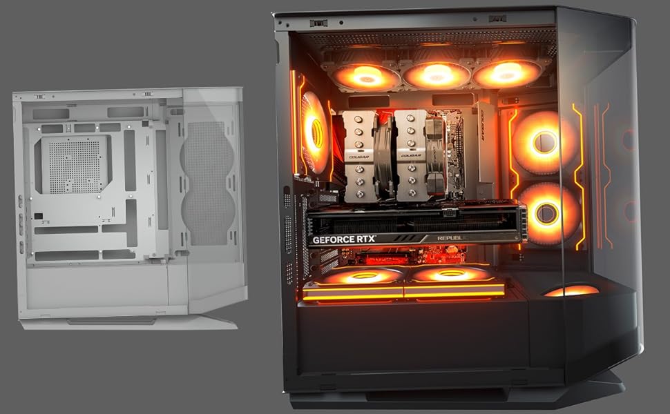 Amazon.com: COUGAR FV270 MidTower E-ATX Case, 420mm GPU