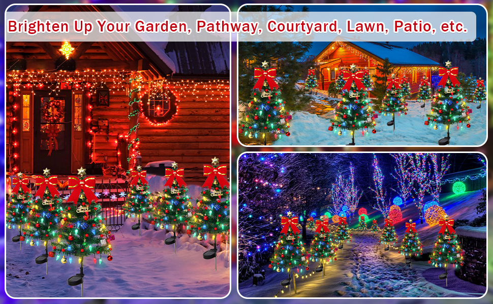 Solar Christmas Tree Lights