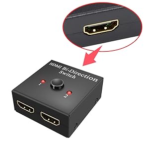 Amazon | Rosebe HDMI切替器 2 in 1 out セレクター 2入力1出力