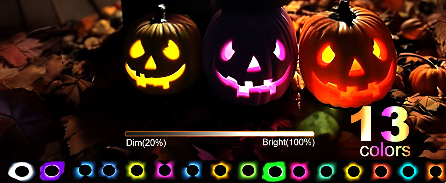 Light up Pumpkin Halloween Decoration,Pumpkin Light with