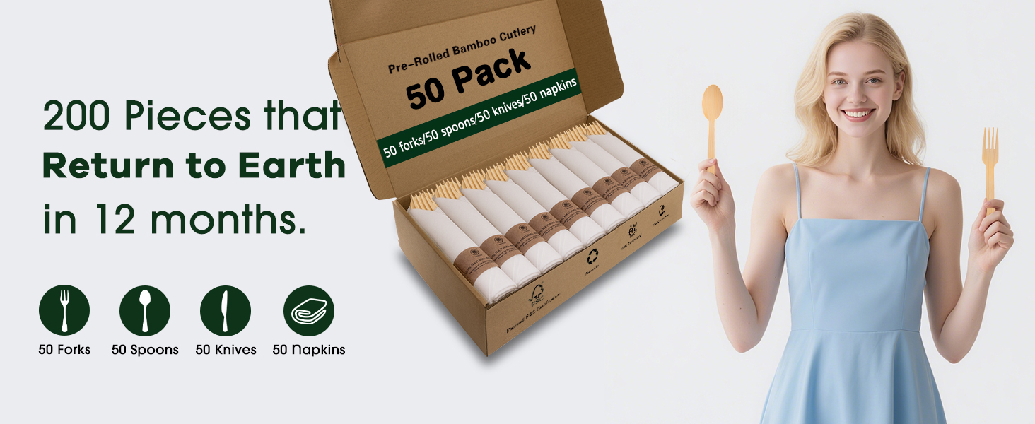 compostable forks and spoons