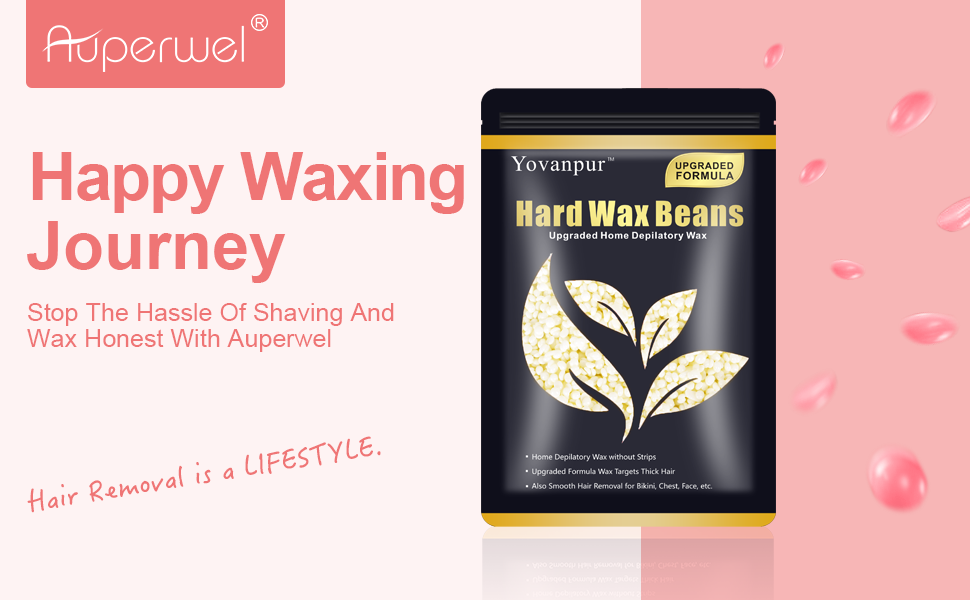 cream wax beads