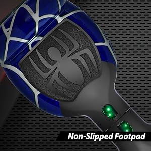 hoverboard with non slip footpad