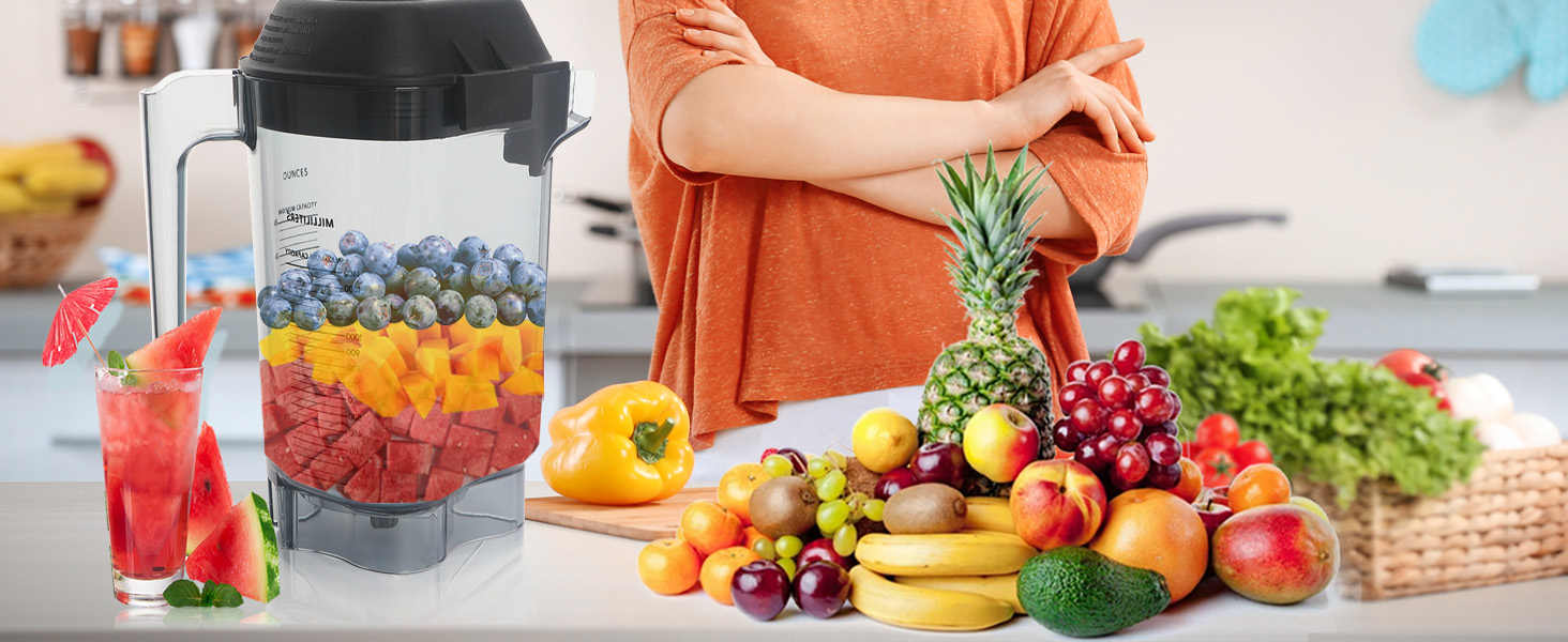 For Vitamix Blender Pitcher 48oz, Replace for Vitamix Quiet One Blender VM0145