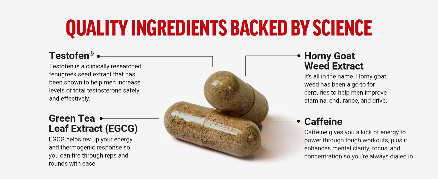 quality ingredients backed by science