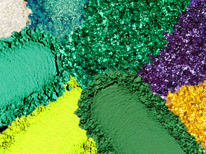 Afflano Multichrome Green Eyeshadow Palette, Matte Shimmery Chrome Green Glitter Eyeshadow