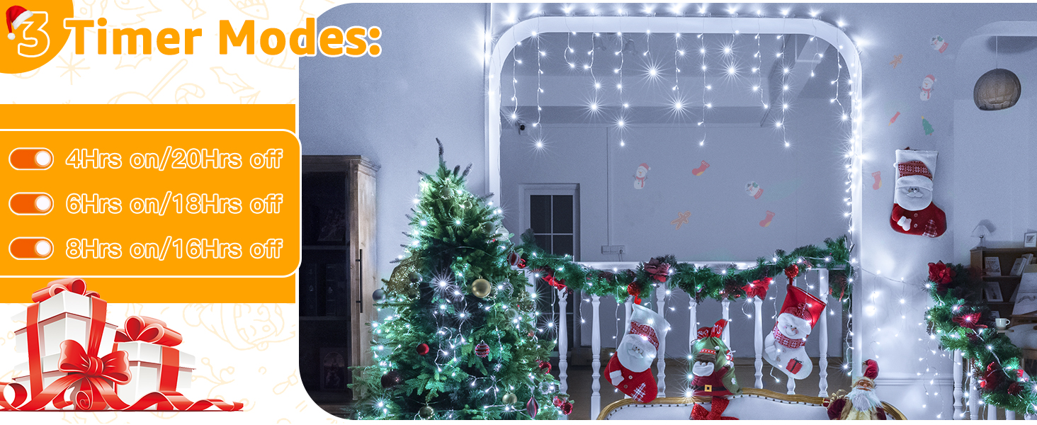 icicle christmas lights outdoor