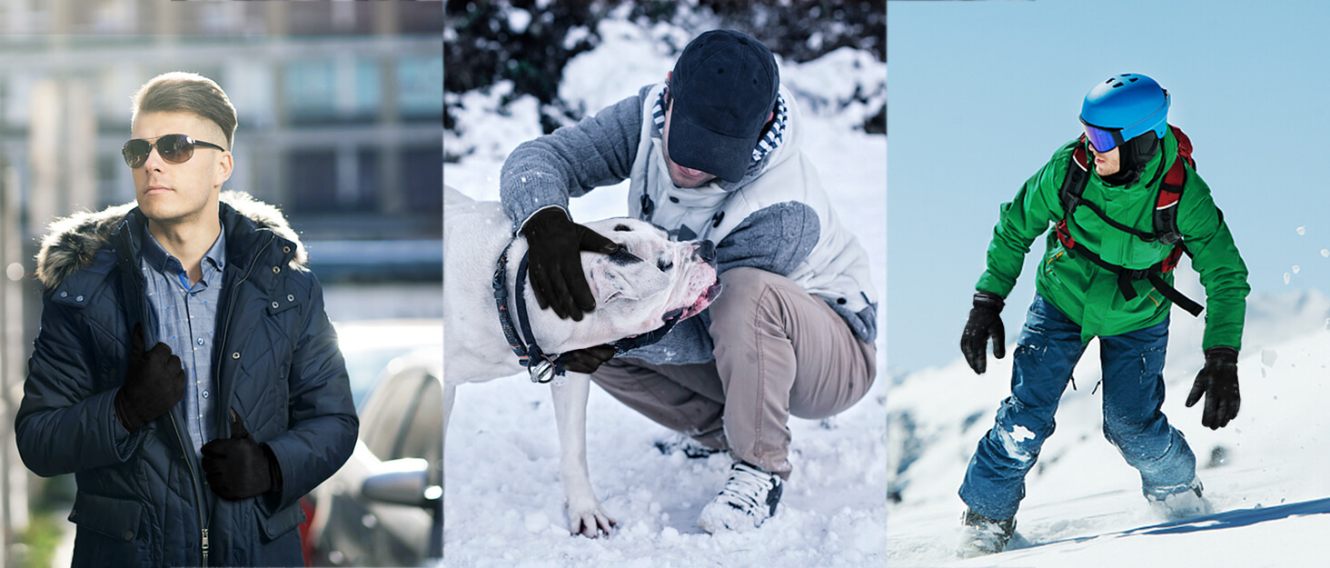 winter waterproof gloves for men and women 