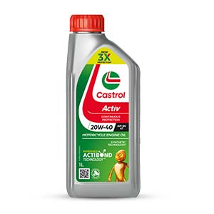 Castrol Activ, Engine oil for bike, engine oil, engine oil for motorbike, 20W-40 engine oil